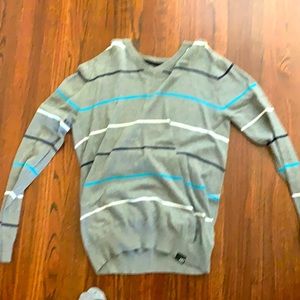 Aeropostale grey v-neck sweater